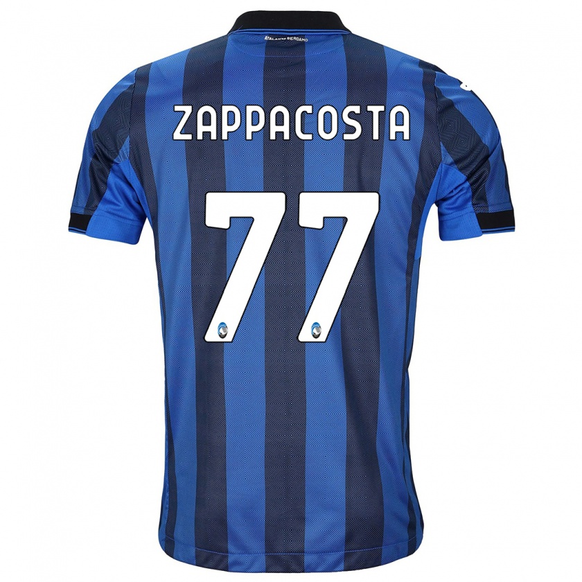 Kandiny Damen Davide Zappacosta #77 Schwarz Blau Heimtrikot Trikot 2023/24 T-Shirt