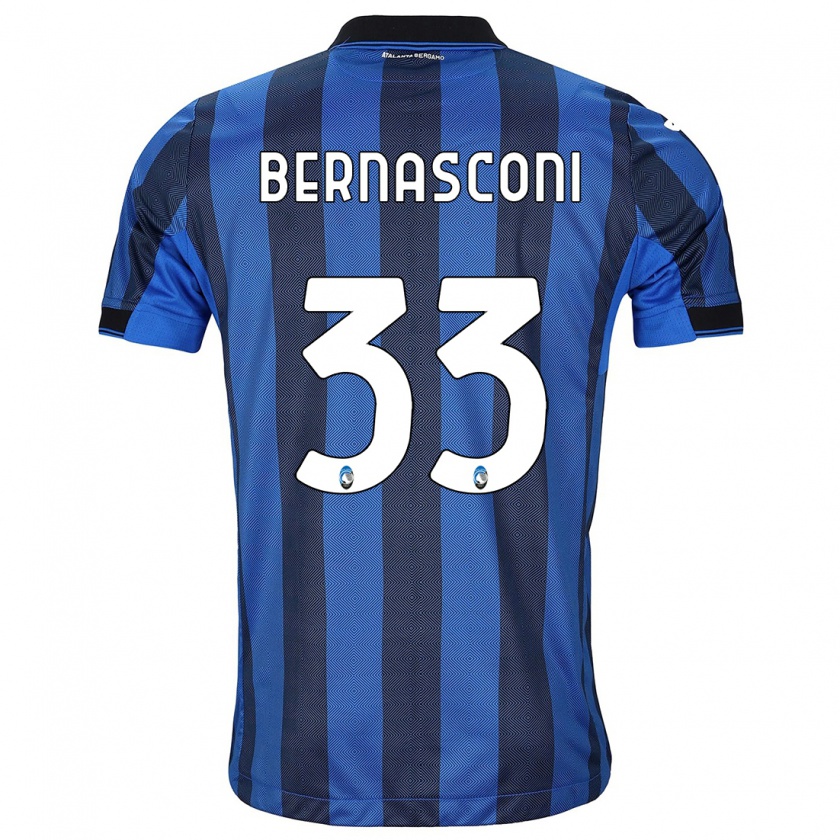 Kandiny Damen Lorenzo Bernasconi #33 Schwarz Blau Heimtrikot Trikot 2023/24 T-Shirt