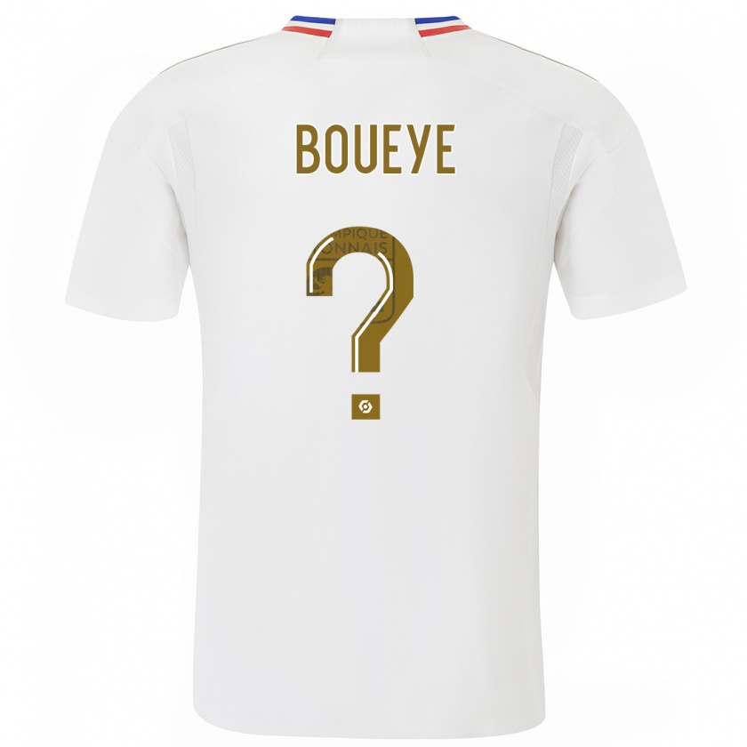 Kandiny Damen Philippe Boueye #0 Weiß Heimtrikot Trikot 2023/24 T-Shirt