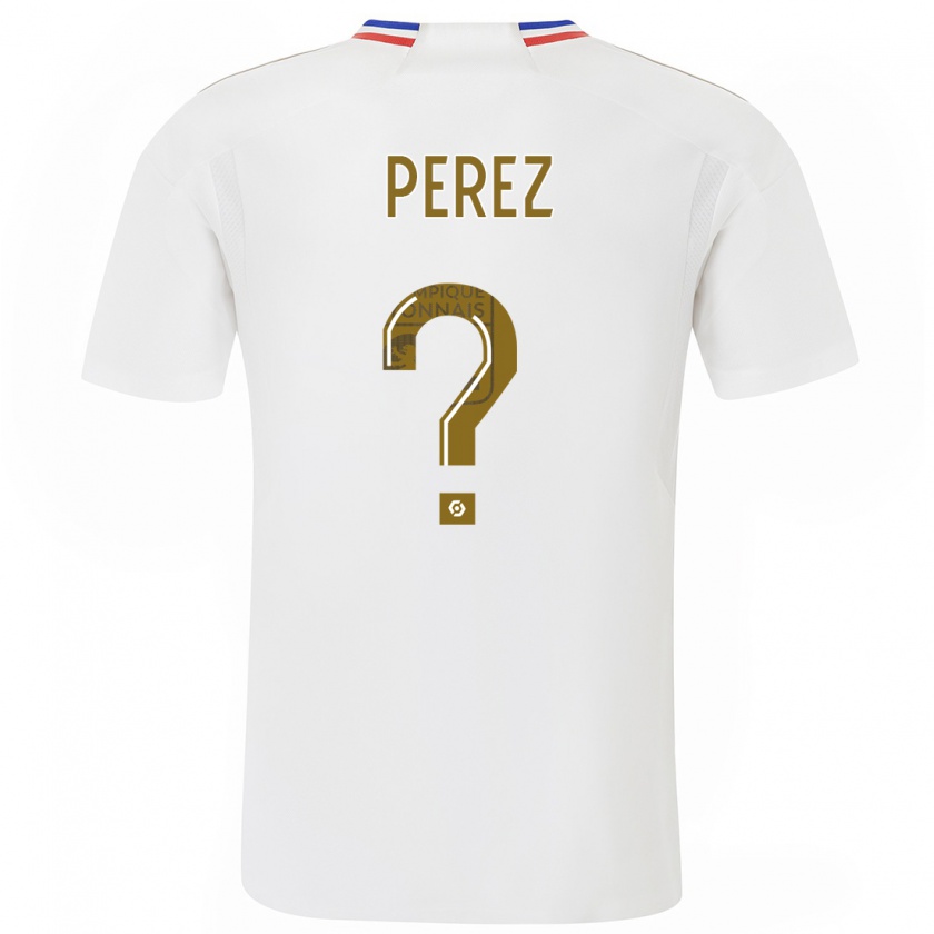 Kandiny Damen Axel Perez #0 Weiß Heimtrikot Trikot 2023/24 T-Shirt