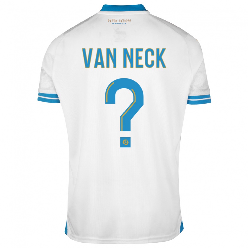 Kandiny Damen Jelle Van Neck #0 Weiß Heimtrikot Trikot 2023/24 T-Shirt