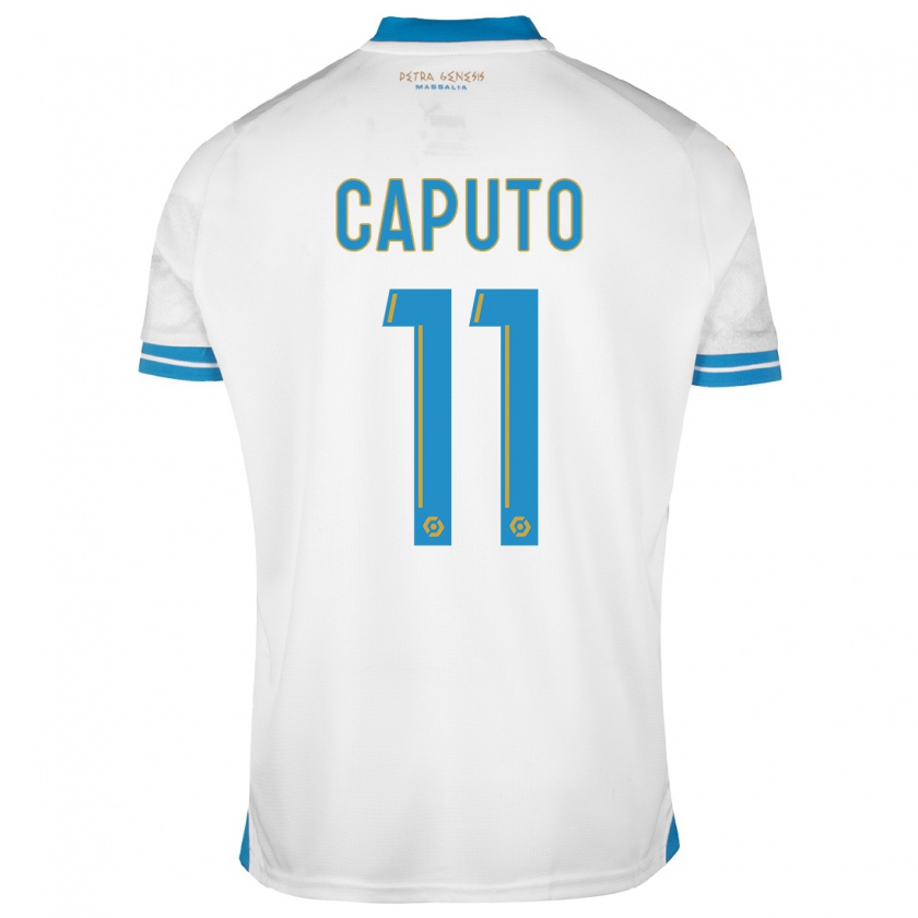 Kandiny Damen Cindy Caputo #11 Weiß Heimtrikot Trikot 2023/24 T-Shirt