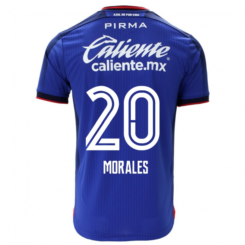 Kandiny Damen Iván Morales #20 Blau Heimtrikot Trikot 2023/24 T-Shirt