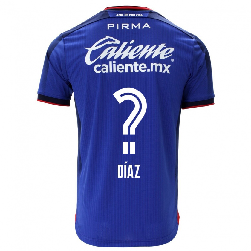 Kandiny Damen Josué Díaz #0 Blau Heimtrikot Trikot 2023/24 T-Shirt