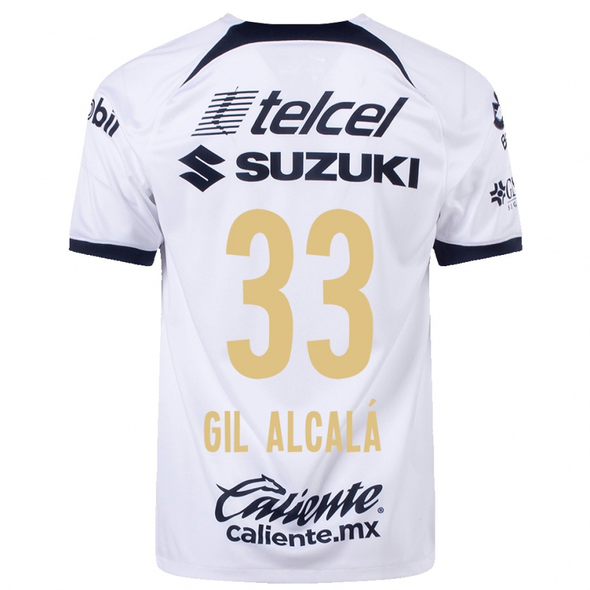 Kandiny Damen Gil Alcalá #33 Weiß Heimtrikot Trikot 2023/24 T-Shirt