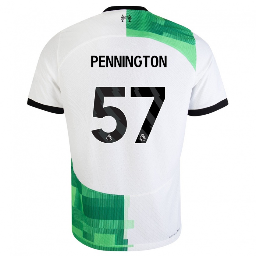 Kandiny Damen Cody Pennington #57 Weiß Grün Auswärtstrikot Trikot 2023/24 T-Shirt