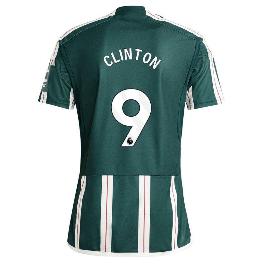 Kandiny Damen Grace Clinton #9 Dunkelgrün Auswärtstrikot Trikot 2023/24 T-Shirt