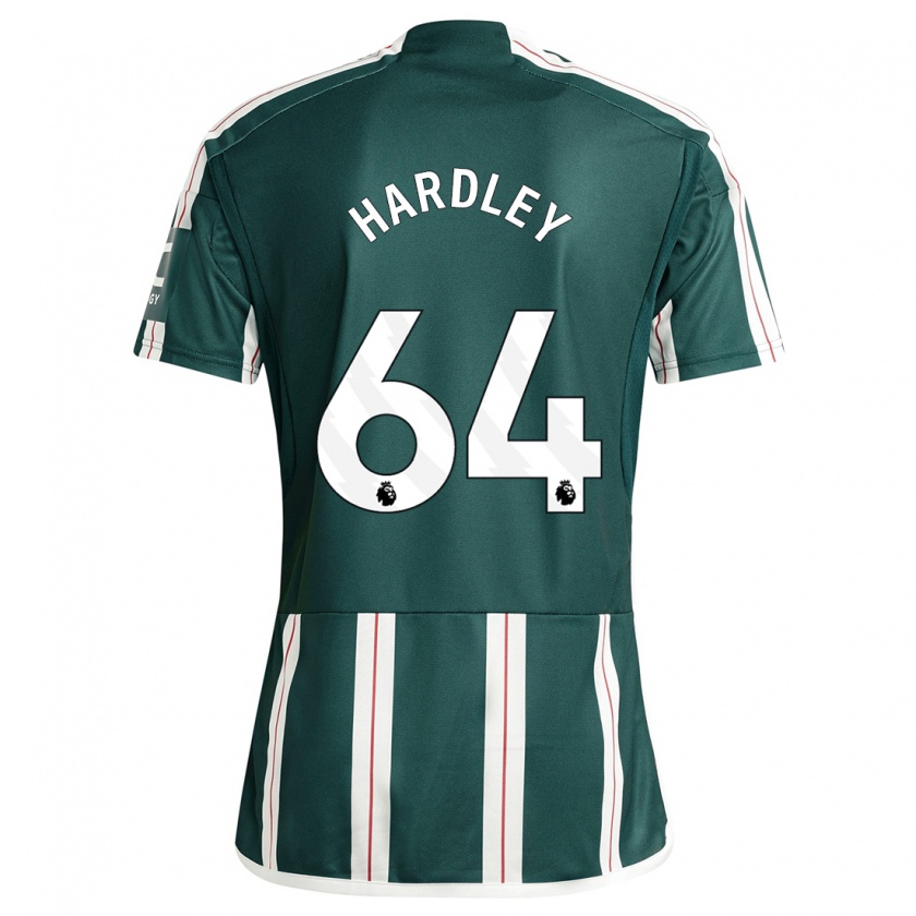 Kandiny Damen Bjorn Hardley #64 Dunkelgrün Auswärtstrikot Trikot 2023/24 T-Shirt