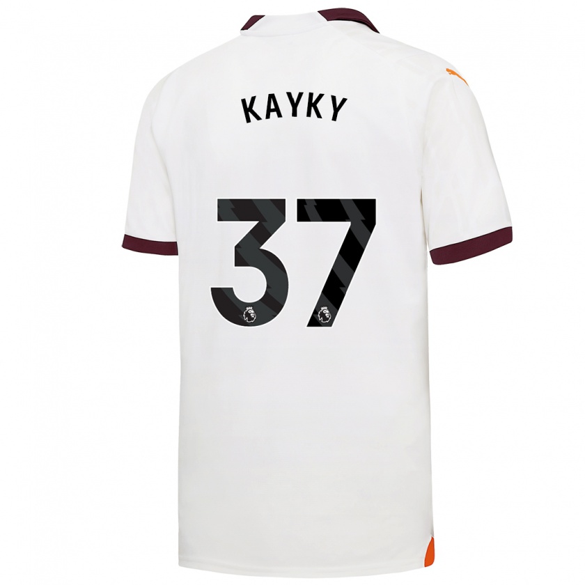 Kandiny Damen Kayky #37 Weiß Auswärtstrikot Trikot 2023/24 T-Shirt