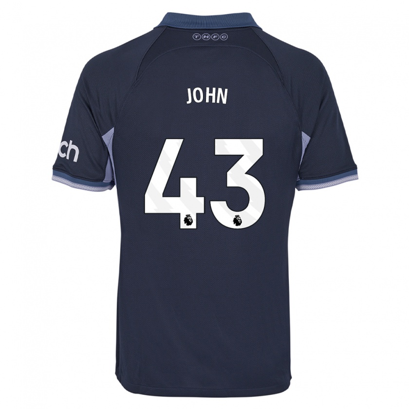 Kandiny Damen Nile John #43 Dunkelblau Auswärtstrikot Trikot 2023/24 T-Shirt