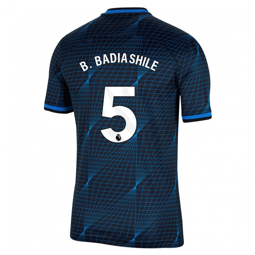 Kandiny Damen Benoît Badiashile #5 Dunkelblau Auswärtstrikot Trikot 2023/24 T-Shirt