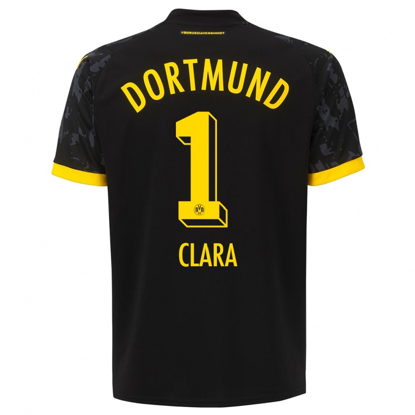 Kandiny Damen Woltering Clara #1 Schwarz Auswärtstrikot Trikot 2023/24 T-Shirt