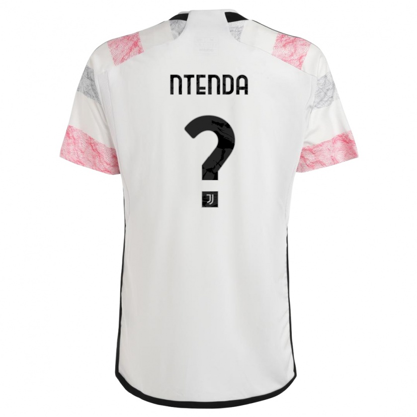 Kandiny Damen Jean-Claude Ntenda #0 Weiß Rosa Auswärtstrikot Trikot 2023/24 T-Shirt