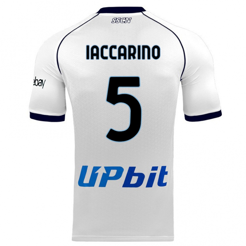 Kandiny Damen Gennaro Iaccarino #5 Weiß Auswärtstrikot Trikot 2023/24 T-Shirt