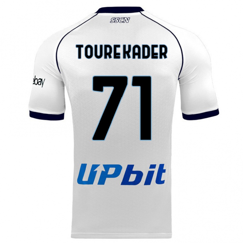 Kandiny Damen Aziz Toure Kader #71 Weiß Auswärtstrikot Trikot 2023/24 T-Shirt