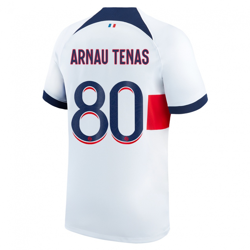 Kandiny Damen Arnau Tenas #80 Weiß Auswärtstrikot Trikot 2023/24 T-Shirt