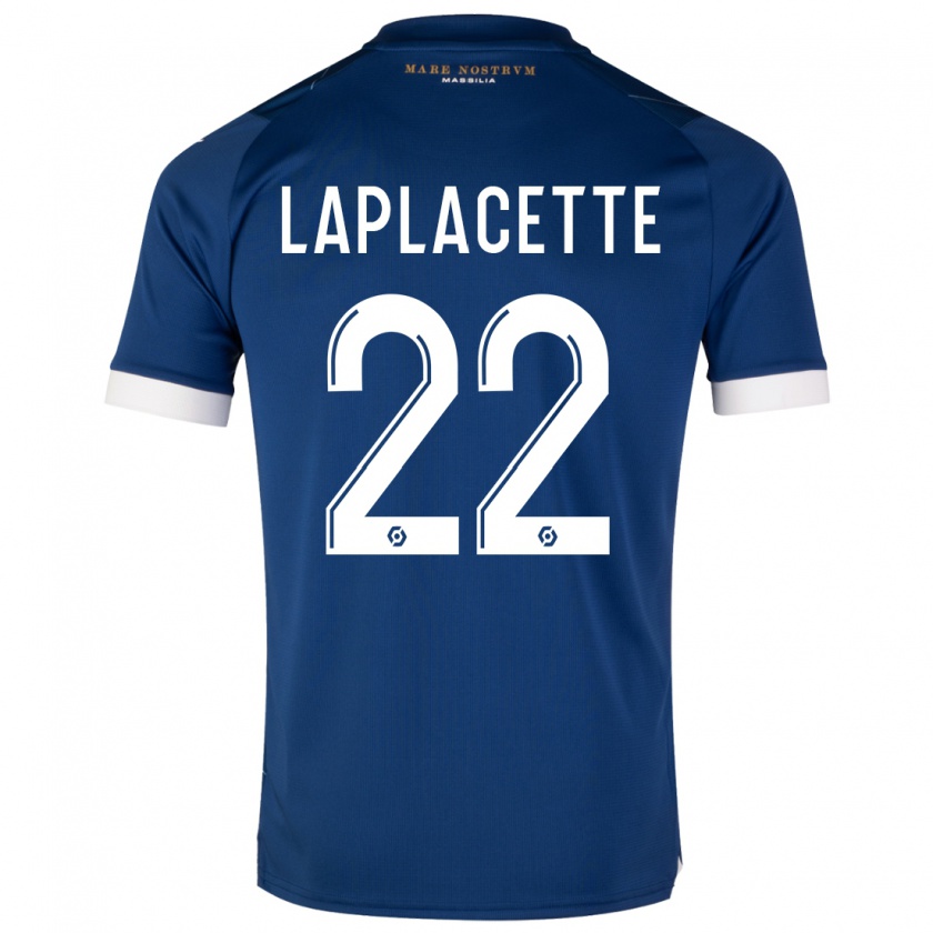 Kandiny Damen Tess Laplacette #22 Dunkelblau Auswärtstrikot Trikot 2023/24 T-Shirt