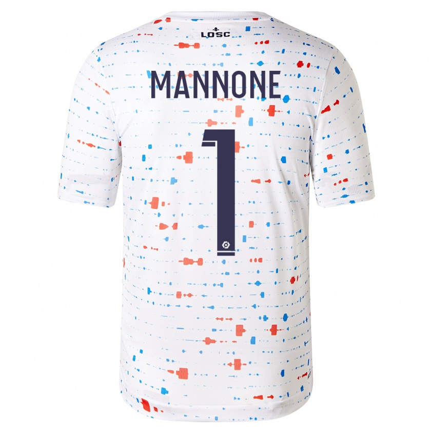 Kandiny Damen Vito Mannone #1 Weiß Auswärtstrikot Trikot 2023/24 T-Shirt