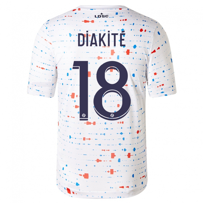Kandiny Damen Bafodé Diakité #18 Weiß Auswärtstrikot Trikot 2023/24 T-Shirt
