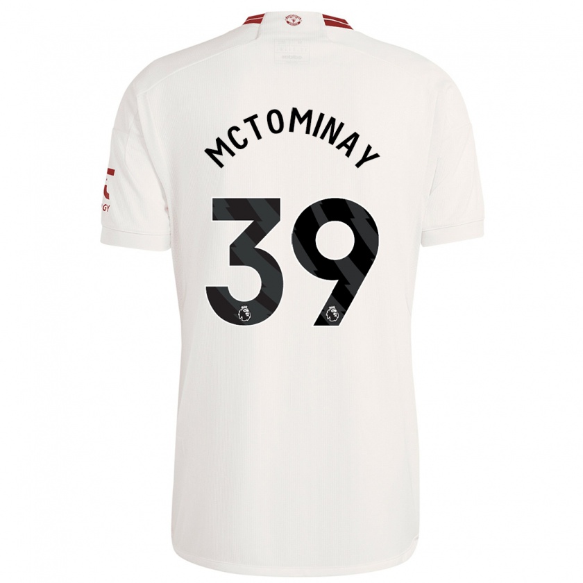 Kandiny Damen Scott Mctominay #39 Weiß Ausweichtrikot Trikot 2023/24 T-Shirt