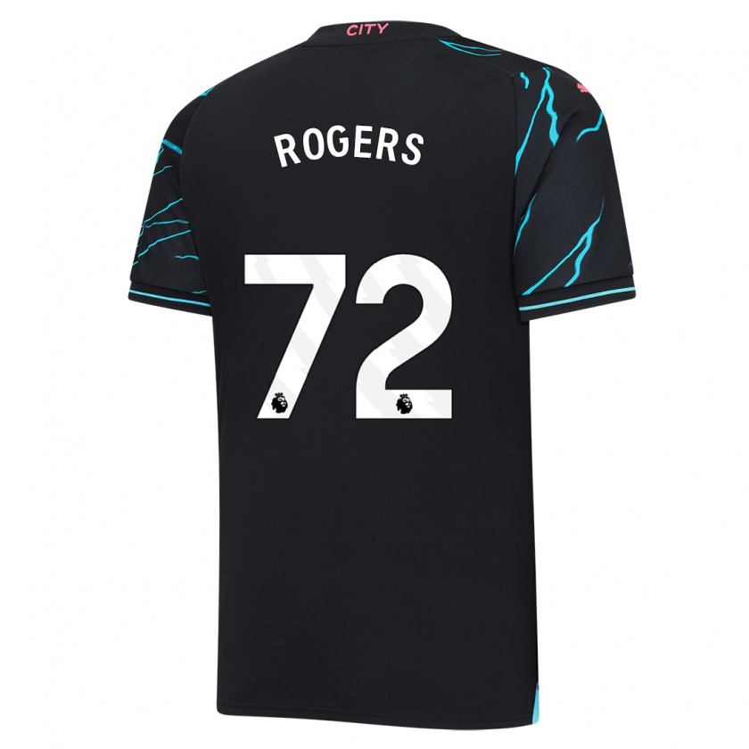 Kandiny Damen Morgan Rogers #72 Dunkelblau Ausweichtrikot Trikot 2023/24 T-Shirt