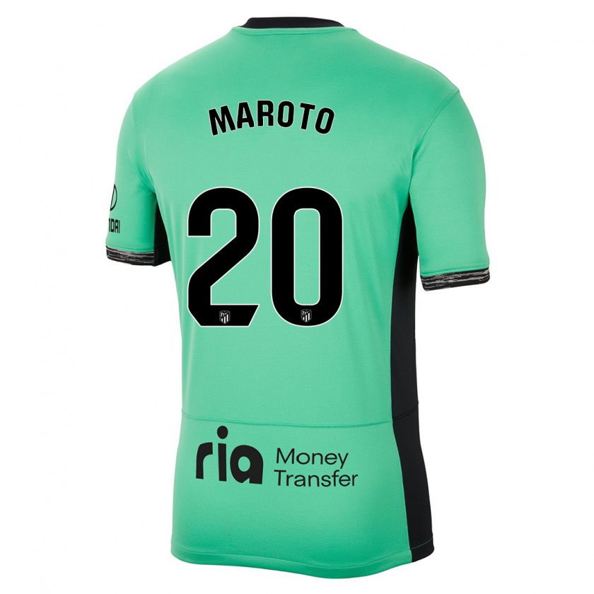 Kandiny Damen Mario Maroto #20 Frühlingsgrün Ausweichtrikot Trikot 2023/24 T-Shirt