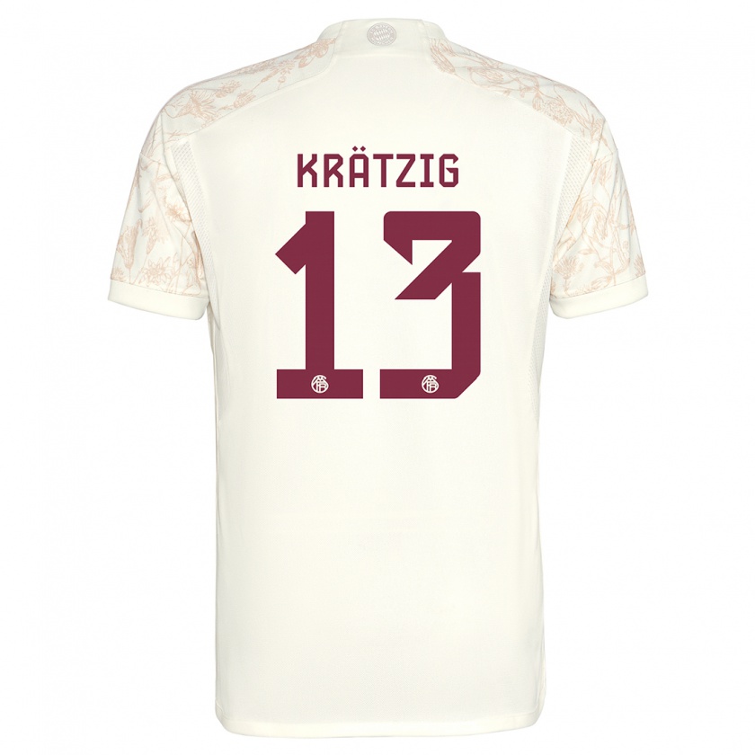 Kandiny Damen Frans Krätzig #13 Cremefarben Ausweichtrikot Trikot 2023/24 T-Shirt