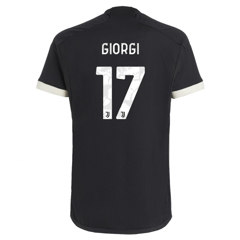 Kandiny Damen Lorenzo Giorgi #17 Schwarz Ausweichtrikot Trikot 2023/24 T-Shirt
