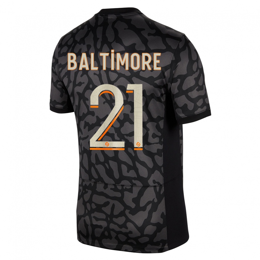 Kandiny Damen Sandy Baltimore #21 Schwarz Ausweichtrikot Trikot 2023/24 T-Shirt