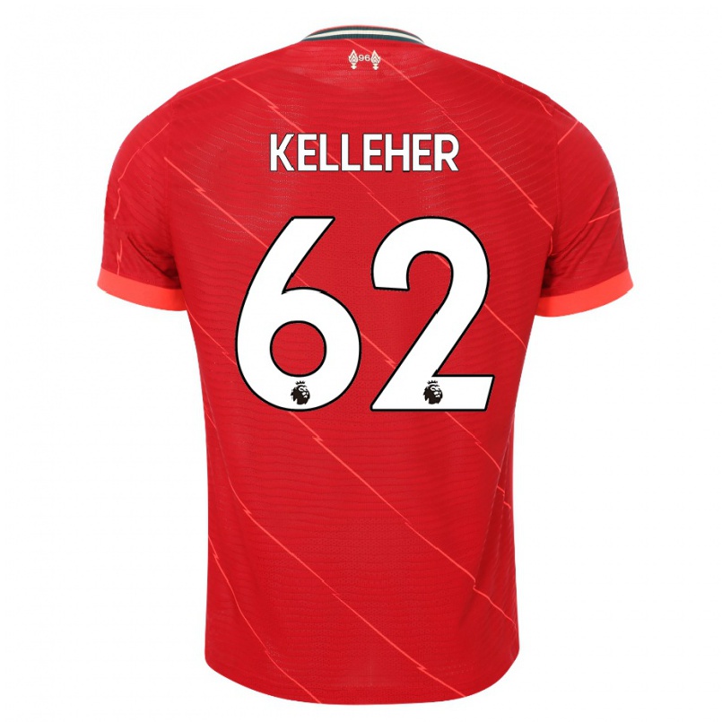 Kinder Fußball Caoimhin Kelleher #62 Rot Heimtrikot Trikot 2021/22 T-shirt