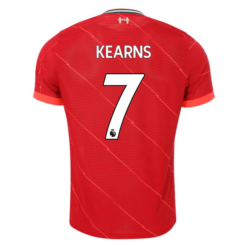 Kinder Fußball Missy Bo Kearns #7 Rot Heimtrikot Trikot 2021/22 T-shirt