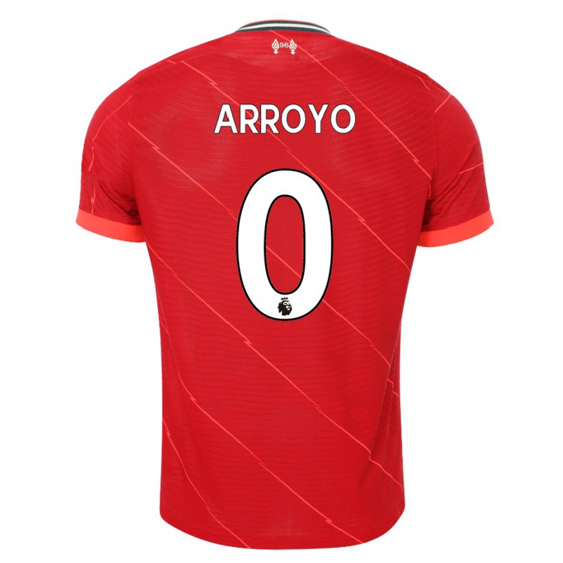 Kinder Fußball Anderson Arroyo #0 Rot Heimtrikot Trikot 2021/22 T-shirt
