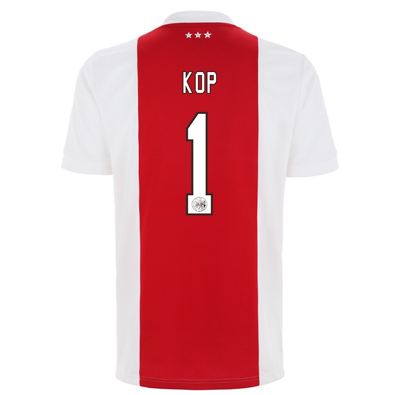 Kinder Fußball Lize Kop #1 Rot-weiss Heimtrikot Trikot 2021/22 T-shirt