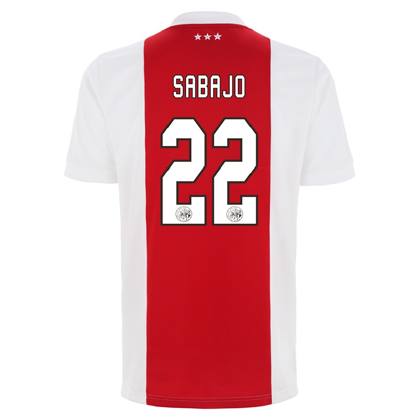 Kinder Fußball Quinty Sabajo #22 Rot-weiss Heimtrikot Trikot 2021/22 T-shirt
