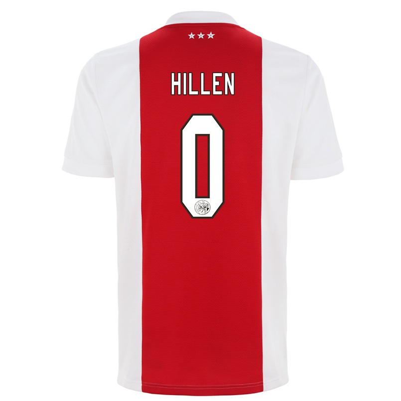 Kinder Fußball Rio Hillen #0 Rot-weiss Heimtrikot Trikot 2021/22 T-shirt