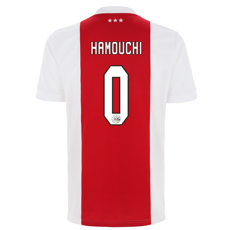Kinder Fußball Mohamed Hamouchi #0 Rot-weiss Heimtrikot Trikot 2021/22 T-shirt
