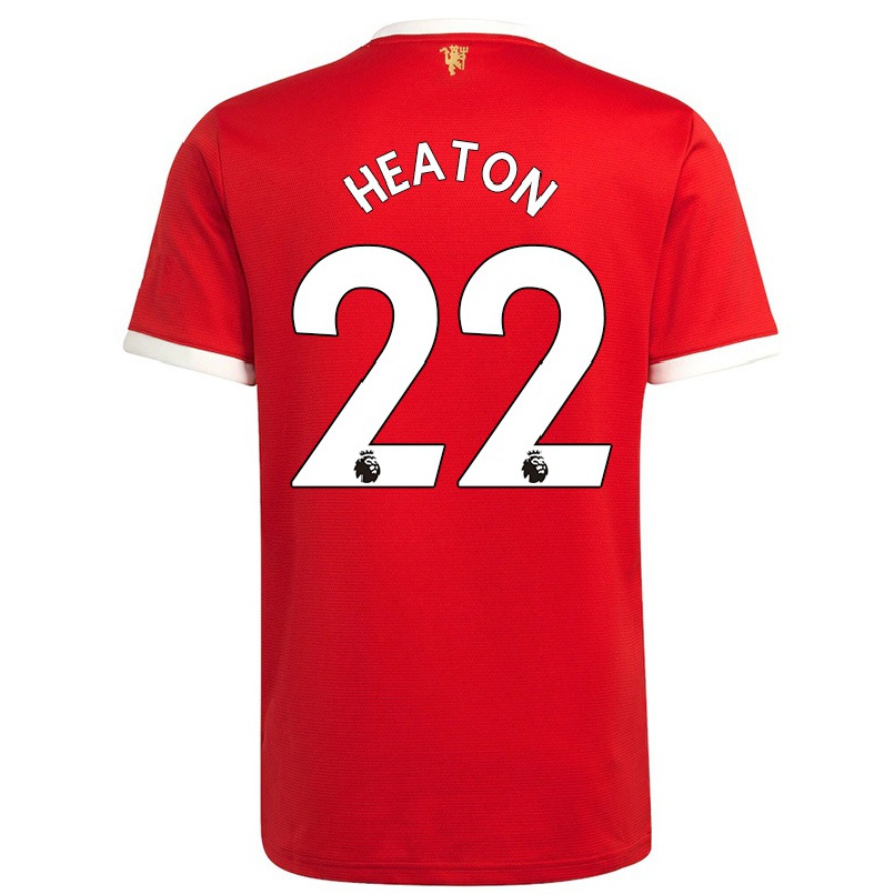 Kinder Fußball Tom Heaton #22 Rot Heimtrikot Trikot 2021/22 T-shirt