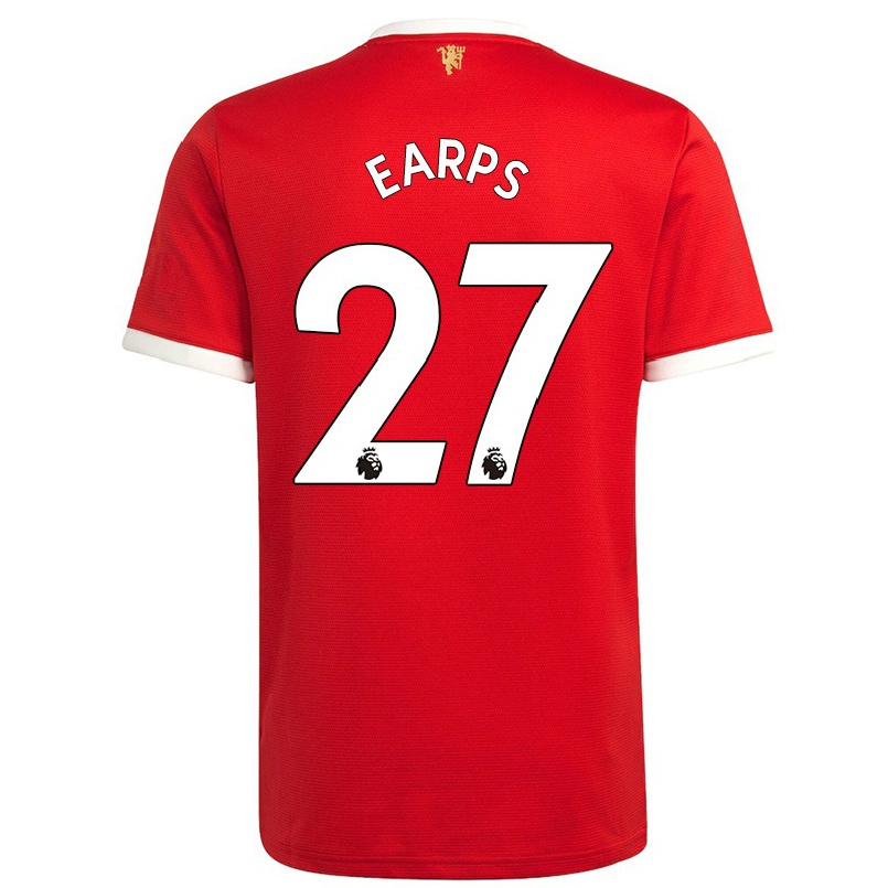 Kinder Fußball Mary Earps #27 Rot Heimtrikot Trikot 2021/22 T-shirt