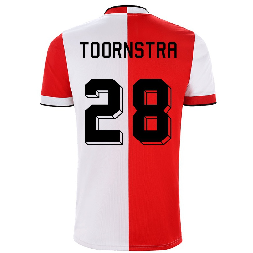 Kinder Fußball Jens Toornstra #28 Rot-Weiss Heimtrikot Trikot 2021/22 T-Shirt