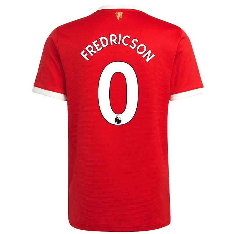 Kinder Fußball Tyler Fredricson #0 Rot Heimtrikot Trikot 2021/22 T-Shirt
