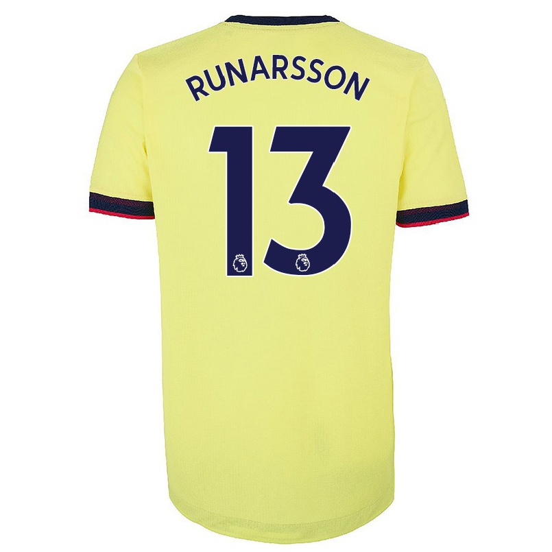 Kinder Fußball Alex Runarsson #13 Rot-weiss Heimtrikot Trikot 2021/22 T-shirt