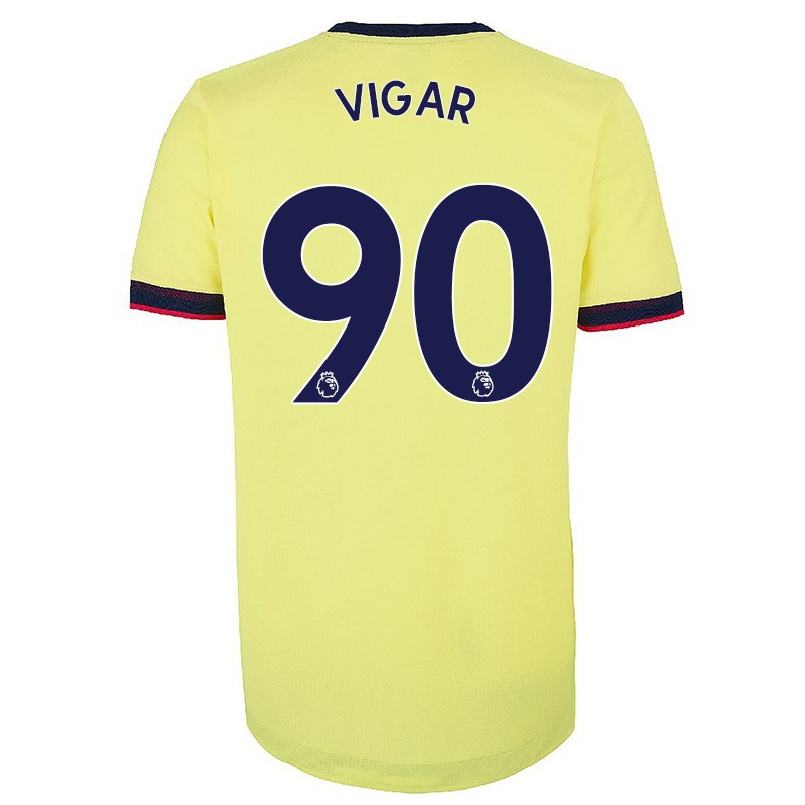 Kinder Fußball Billy Vigar #90 Rot-weiss Heimtrikot Trikot 2021/22 T-shirt