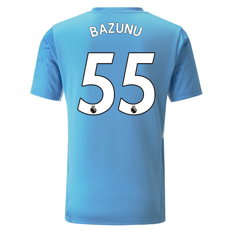 Kinder Fußball Gavin Bazunu #55 Blau Heimtrikot Trikot 2021/22 T-shirt