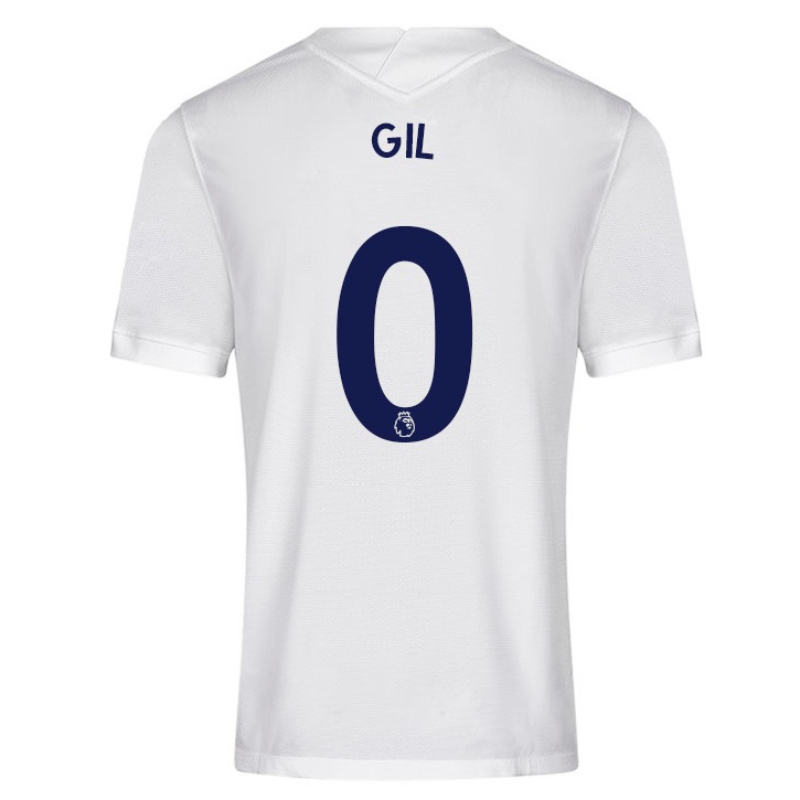 Kinder Fußball Bryan Gil #0 Weiß Heimtrikot Trikot 2021/22 T-shirt