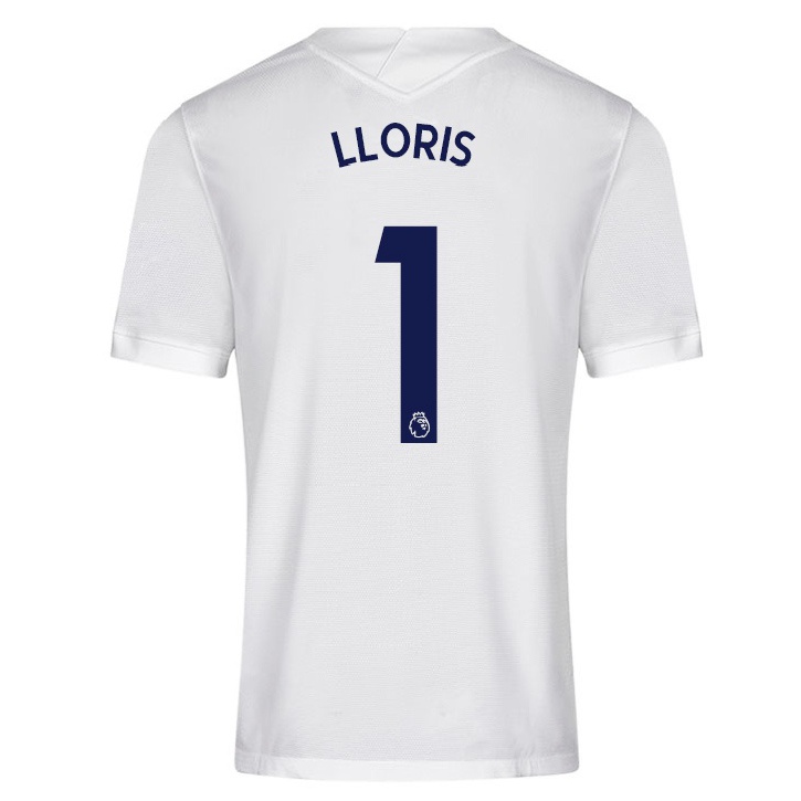 Kinder Fußball Hugo Lloris #1 Weiß Heimtrikot Trikot 2021/22 T-shirt