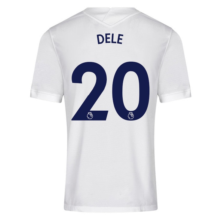 Kinder Fußball Dele Alli #20 Weiß Heimtrikot Trikot 2021/22 T-Shirt