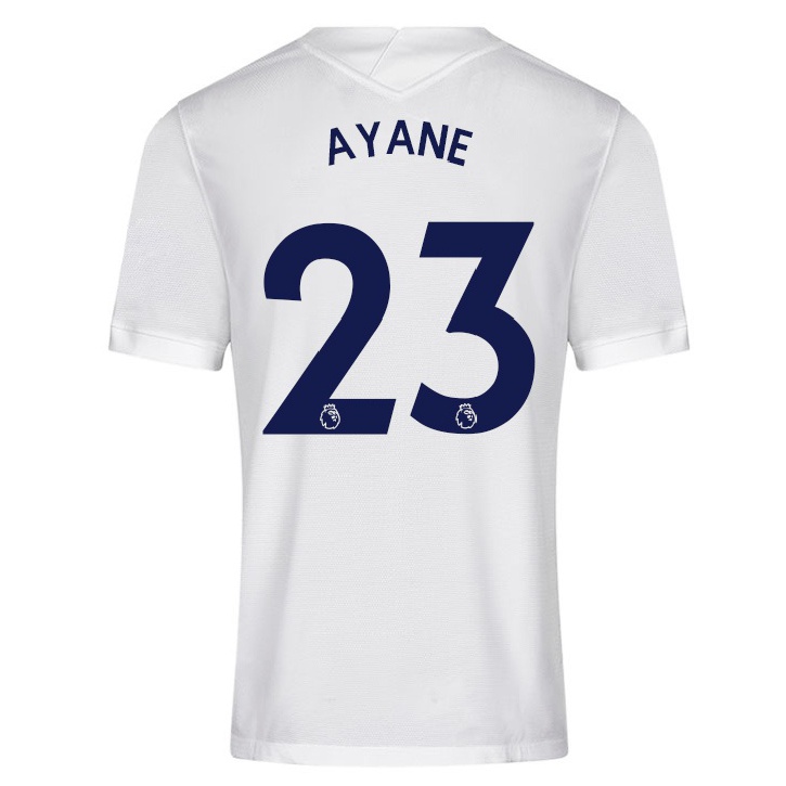 Kinder Fußball Rosella Ayane #23 Weiß Heimtrikot Trikot 2021/22 T-shirt