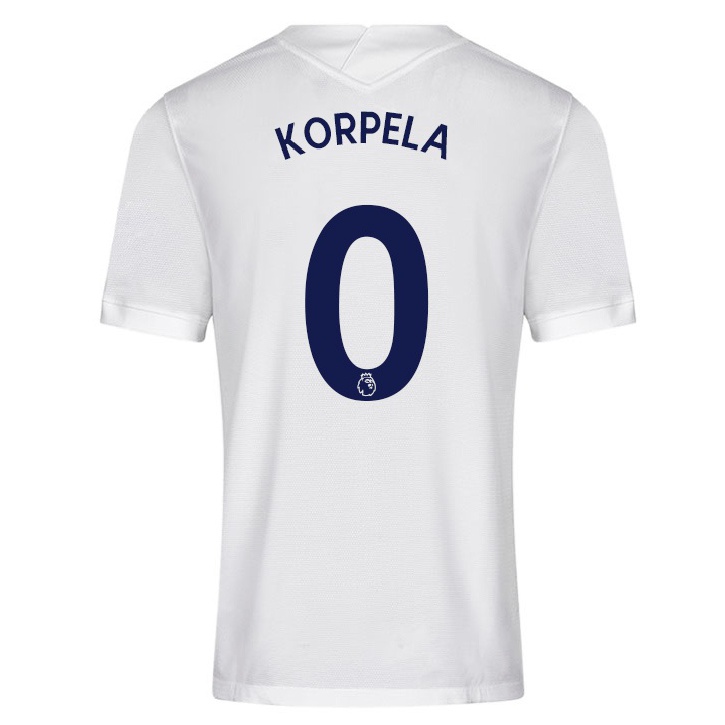 Kinder Fußball Tinja-riikka Korpela #0 Weiß Heimtrikot Trikot 2021/22 T-shirt