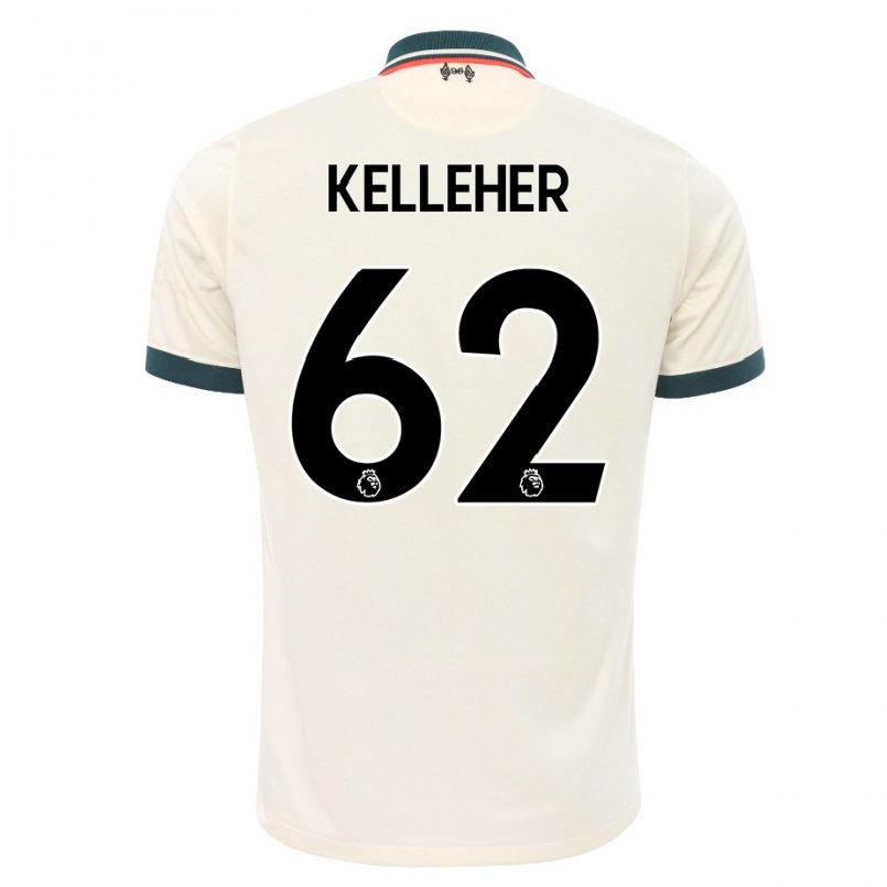 Kinder Fußball Caoimhin Kelleher #62 Beige Auswärtstrikot Trikot 2021/22 T-shirt