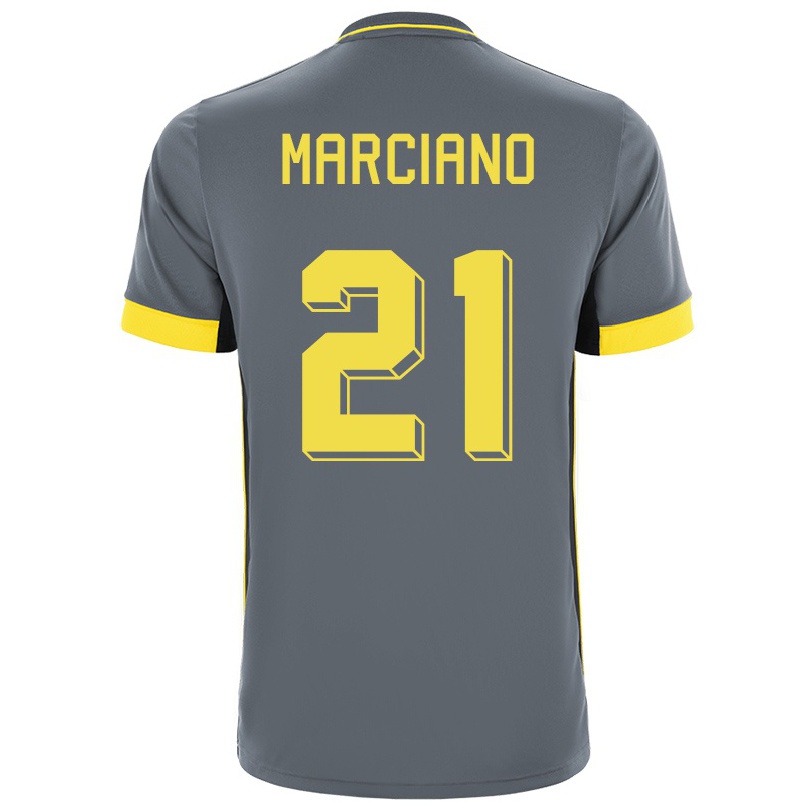 Kinder Fußball Ofir Marciano #21 Grad Schwarz Auswärtstrikot Trikot 2021/22 T-Shirt